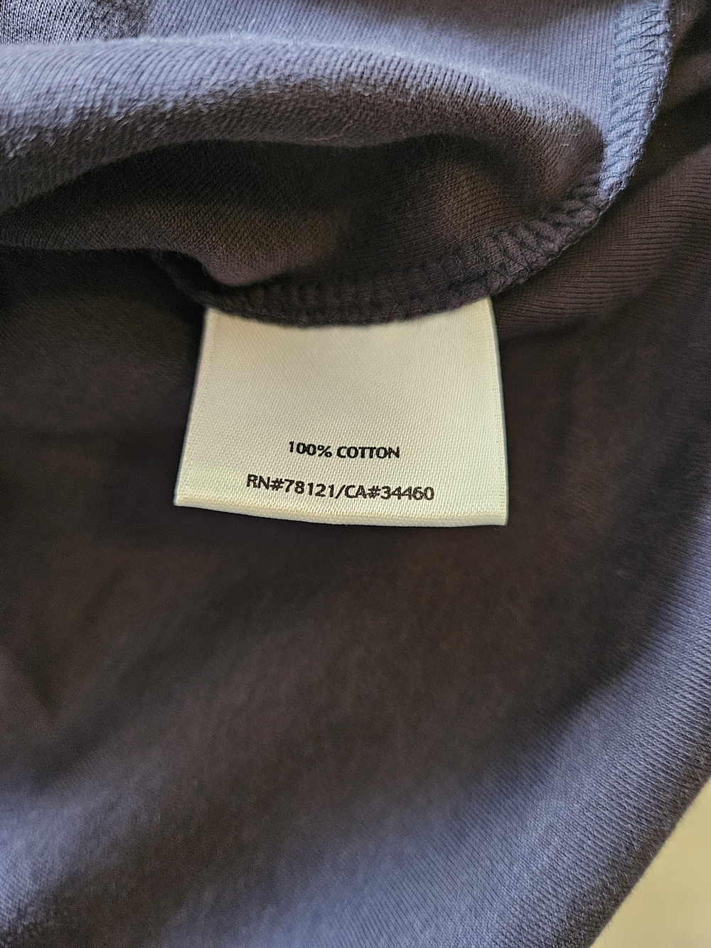 Eileen Fisher Short-Sleeve Crewneck Tee in Black - Picture 3 of 3
